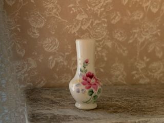 Artisan Miniature Dollhouse Vintage Pretty Porcelain Vase Donna & Keith Brown 4