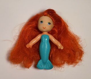 Vintage Sea Wees Coral Mermaid Doll Figure Red Hair Ginger Kenner 1979