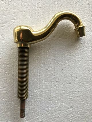 Kohler " Antique " Or “iv Georges” Polished Brass Faucet Spout With Aerator