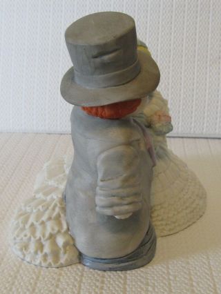 Vintage Cabbage patch kids WEDDING FANTASY PORCELAIN Figurine Signed 4