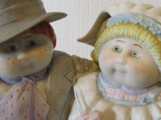 Vintage Cabbage patch kids WEDDING FANTASY PORCELAIN Figurine Signed 5