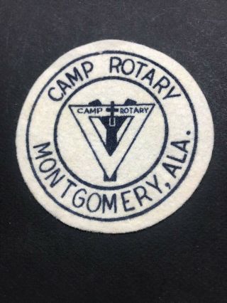 Camp Rotary Ymca Felt Patch