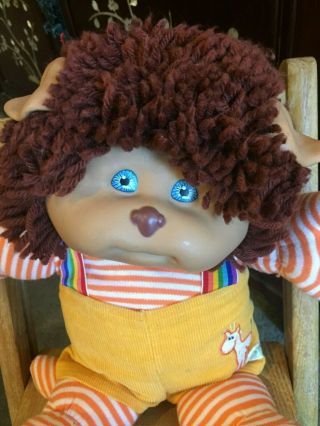 Cabbage Patch Kid Cpk Koosa Brown Dog Bright Blue Eyes Clothes