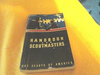 Vintage 1957 Handbook For Scoutmasters 4th Ed.  11 Printing Boy Scouts Of America