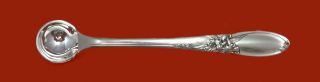 White Orchid By Community Plate Silverplate Mustard Ladle Custom Made
