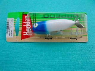 Limited Heddon Baby Torpedo - Blue Head/white Body - Unfished In Package