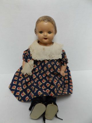 Effanbee 14 " Baby Dainty Antique Composition Doll