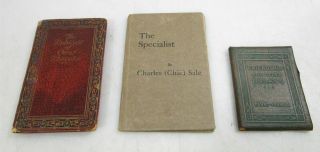 Small Antique Vintage Books Omar Khayyam Charles Thoreau Friendship Essays