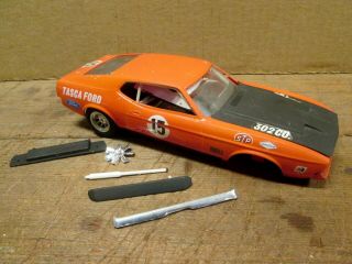 1971 Ford Mustang Mach 1 Stock Car Model Kit,  Mpc,  Built,  Restore Or Parts