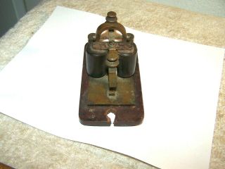 Antique/Vintage Bunnell Tel & Elec.  Co.  Telegraph sounder,  U.  S.  A. 2