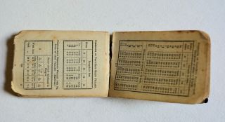 19th c.  ANTIQUE/VINTAGE MINIATURE SPONS ' BOOK OF ENGINEERS TABLES BY J T HURST 3