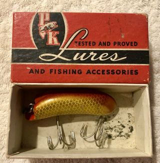 Fishing Lure Pachner & Koller P&k Bright Eyes Silver Eye Tackle Box Crank Bait