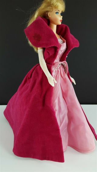 Barbie 993 Sophisticated Lady Velvet Coat Silk Gown Tricot Gloves 1963 2