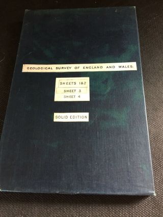 Geological Survey Of England And Wales - Solid Edition - Sheets 1,  2,  3 & 4