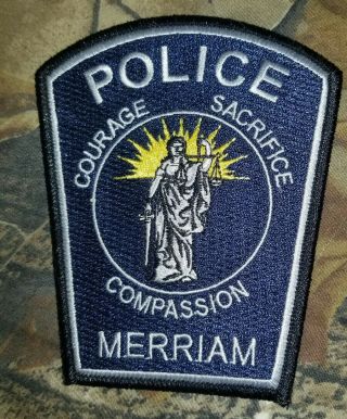 Merriam Kansas Police Dept Patch