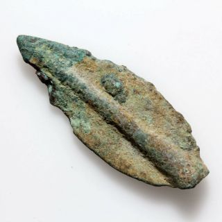 Circa 700 - 500 Bc Ancient Greek Bronze Sharp Arrowhead