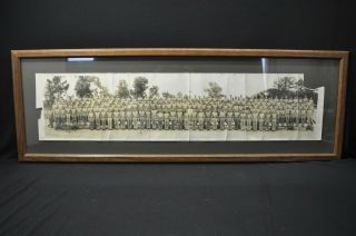 Vintage 1943 Fort Bragg Military Cadet Class Picture Marines Army Navy Air Force