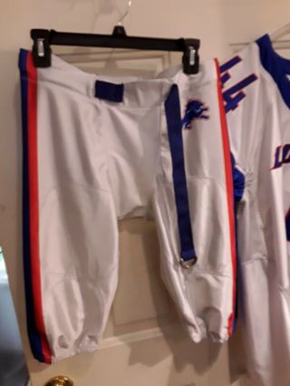 High school football uniform pants size small shirt Large loins 44 2