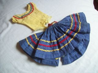 Vintage Little Miss Revlon Doll Blue Dress & Top Tagged Ideal Toy Corp Hollis,  Ny