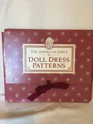 The American Girl Doll Dress Patterns Set Kirsten Pleasant Company