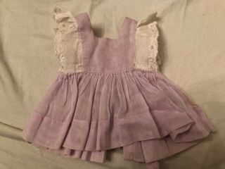 Vintage Tagged Terri Lee Purple Doll Sundress Summer Dress