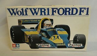 Look Vintage Tamiya Wolf Wr1 Ford Jody Scheckter F - 1 Race Car 1/20 Model Kit