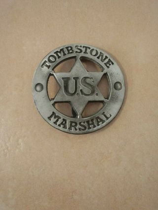Tombstone Us Marshall Badge Pin