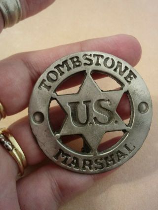 Tombstone US Marshall Badge Pin 2