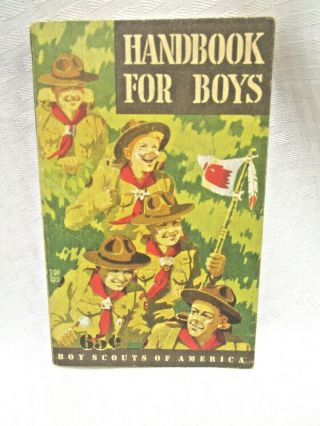 1948 Handbook For Boys Boy Scout Handbook 1st Edition 1st Printing