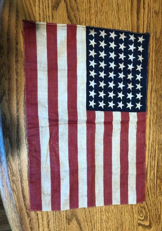 United States Of America,  Vintage 48 Star Flag,  16x 11.  5