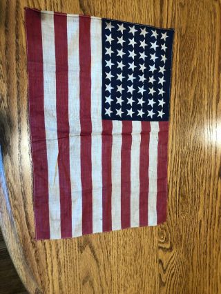 United States of America,  Vintage 48 Star Flag,  16x 11.  5 3