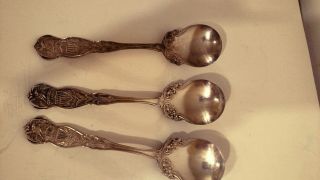 Wm Rogers & Son Aa Silverplate United States Of America 6 " Sugar Spoon (3 Count)
