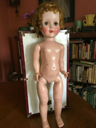 Pretty American Character Sweet Sue Walker Hard Plastic Doll about 24” Tall 3
