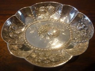 Early 20th Century Continental 830 Solid Silver Pin Dishes Cross Crown Fleur De 2