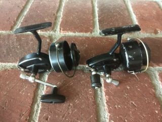 Two (2) Vintage Garcia Mitchell 301 Reels – – France – In Order