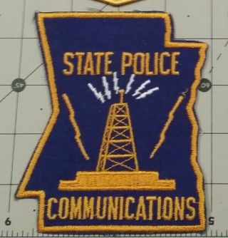 Arkansas State Police Communications - Old Rare Cheese Cloth Backing