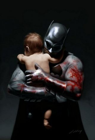 195 Batman - Hero Usa Justice League Hot Movie 24 " X35 " Poster