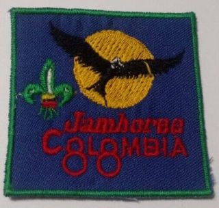 Jamboree National Scout Colombia Badge Participant 1988
