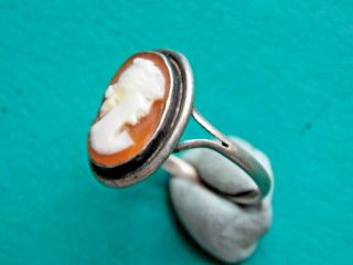 vintage 925 silver cameo ring metal detecting detector finds 2
