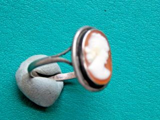 vintage 925 silver cameo ring metal detecting detector finds 4