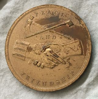 George Washington Indian Peace Medal,  U.  S.  Medal 101 2