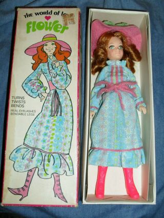 1971 Hasboro The World Of Love Vintage Doll 1970s Flower