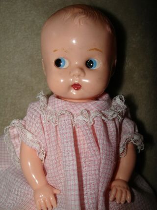 Vintage Ideal 8 " Boopsie Baby Hard Plastic Doll,  1950,  Jointed,  Sweet