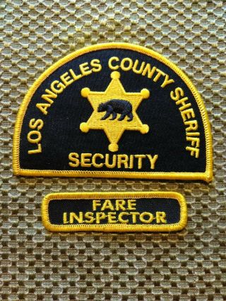 Los Angeles County Sheriff Security Assistant Patch Rare