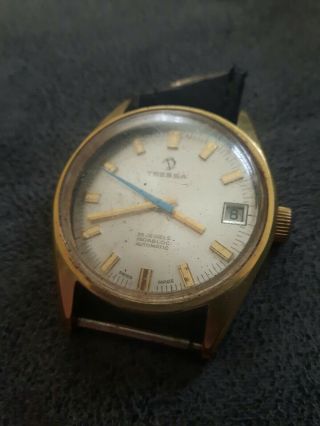 Vintage Tressa 25jewels Incabloc Automatic Gents Wrist Watch Swiss Spares Or Rep