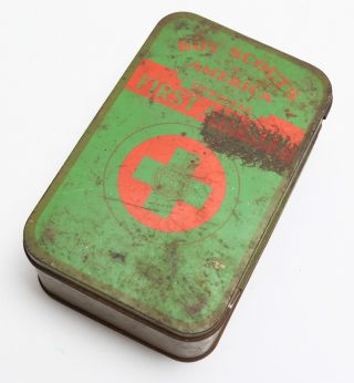 Vintage Boy Scout First Aid Kit Tin