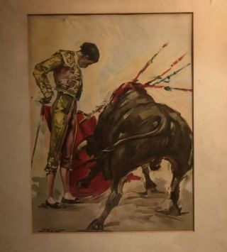 Vintage Bullfighter Spanish Matador