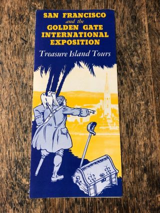 1939 San Francisco & Golden Gate International Exposition Treasure Island Tours