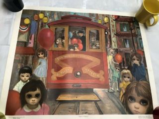 Walter Keane (margaret) Sunday In Chinatown Litho Print Comes With Certificate