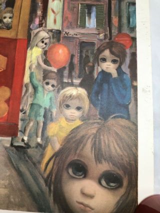 Walter Keane (Margaret) Sunday in Chinatown Litho Print Comes With Certificate 7